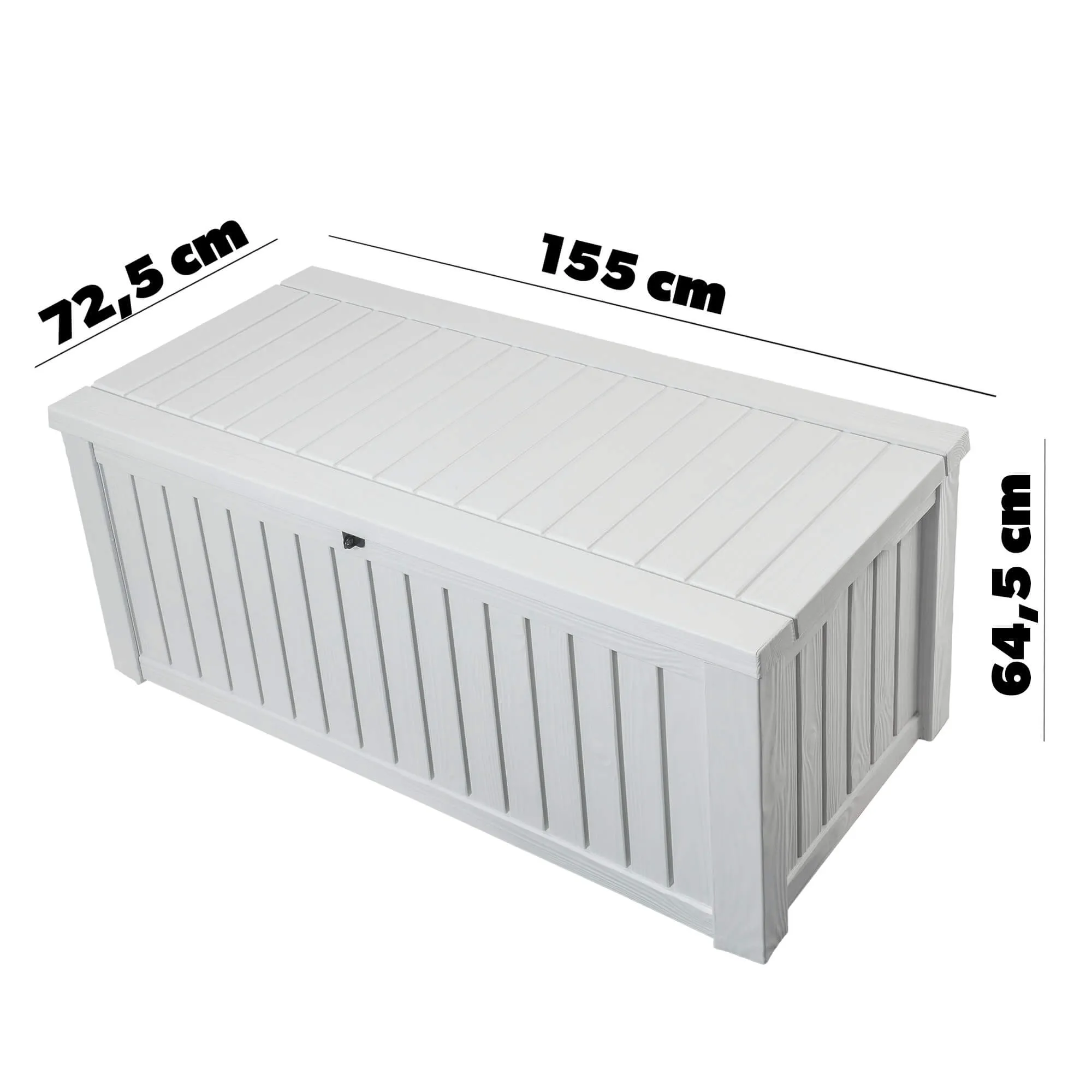 Keter Rockwood laikymo dėžė 570 l, kreminė