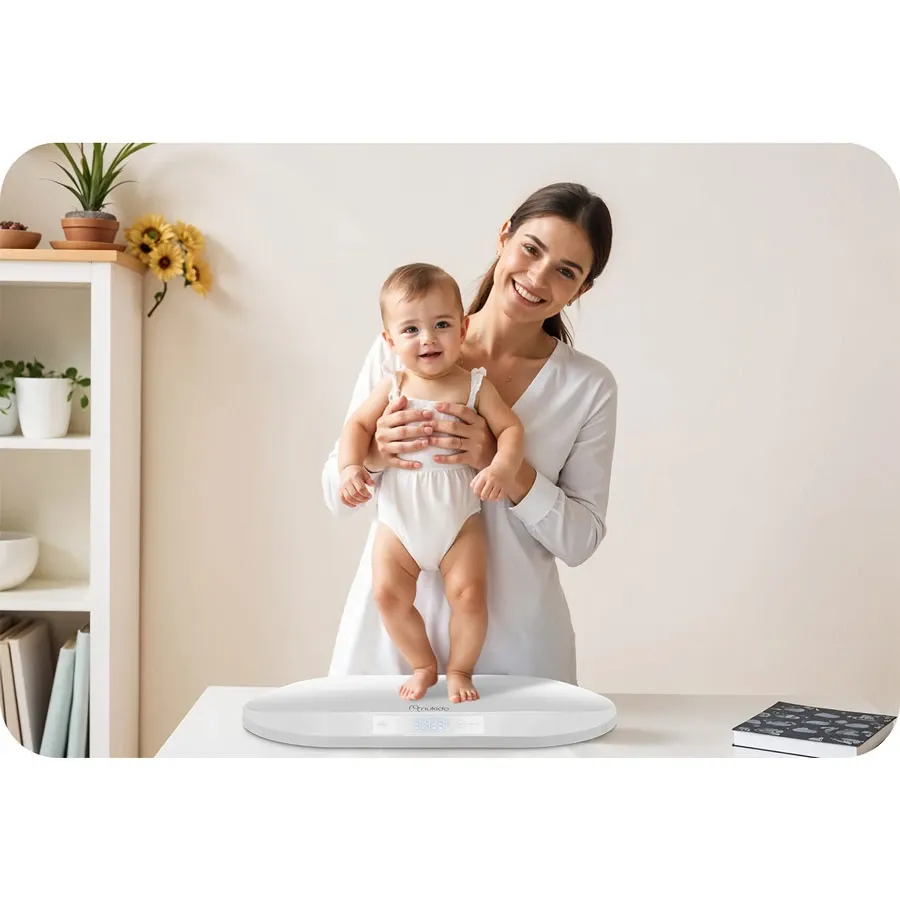 „Nukido NK-950“ elektroninės kūdikių svarstyklės - nuotrauka 1