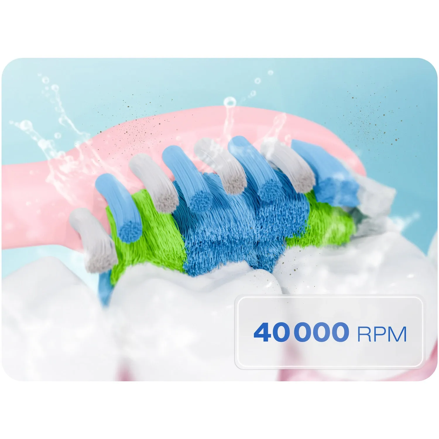 Berdsen Galaxy Duo Sonic dantų šepetėlių rinkinys (2 vnt.) - nuotrauka 1