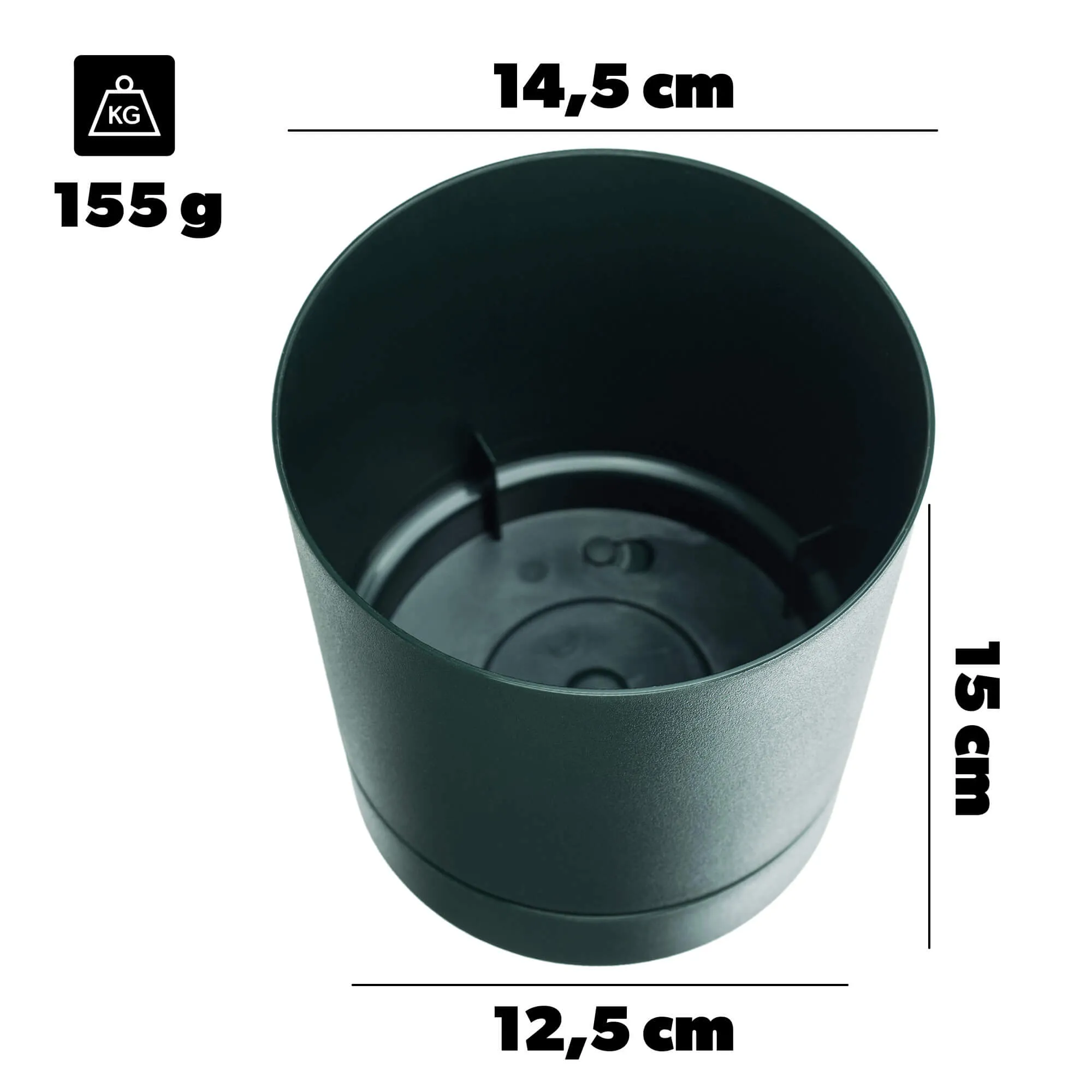 Verri vazonas su lėkštute 14