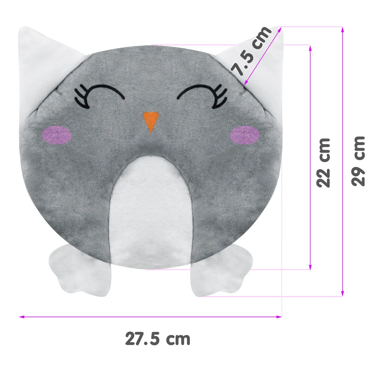 Ricokids šokinėjimo pagalvėlė, pilka - nuotrauka 1