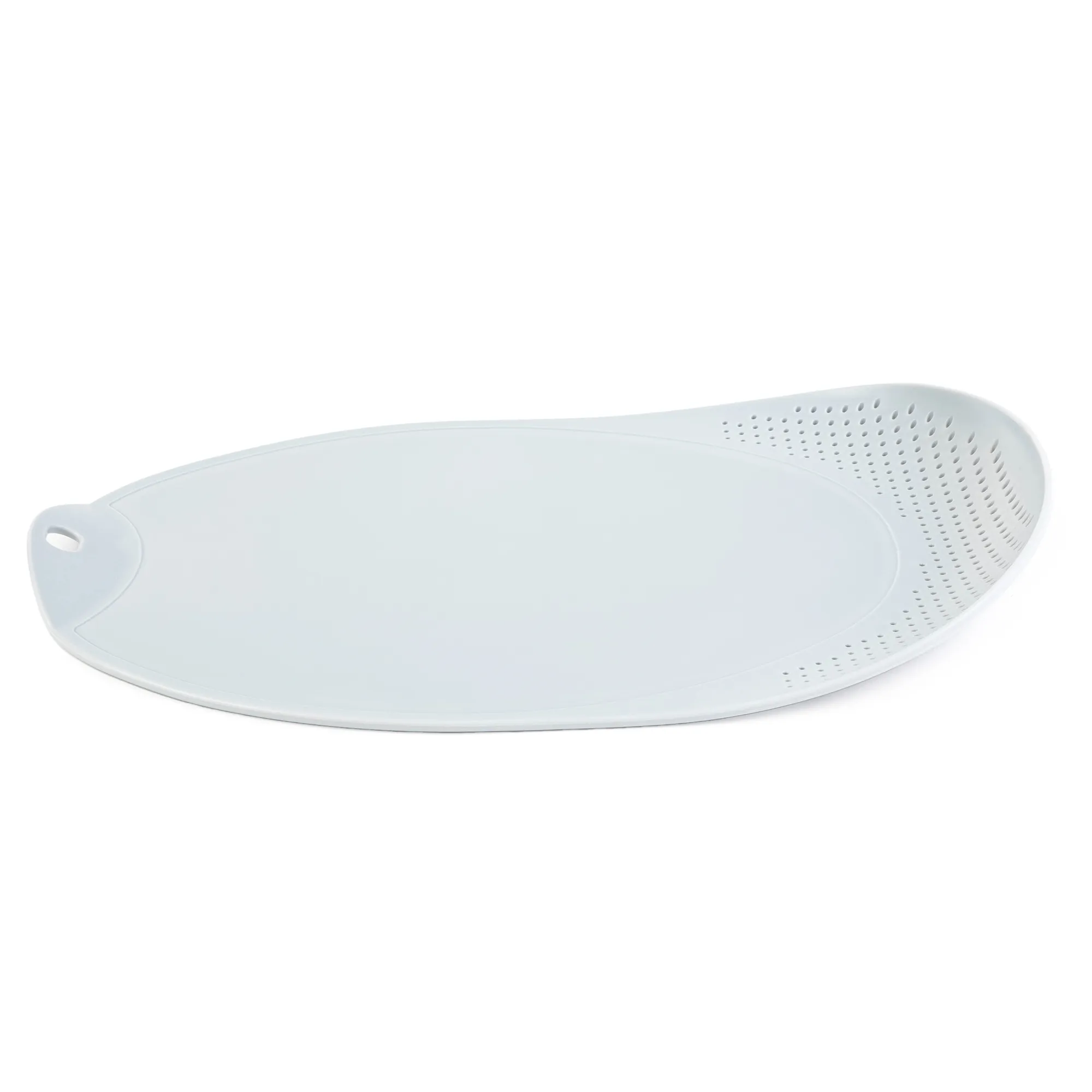 Visso šviesiai pilka pjaustymo lentelė su nusausintuvu