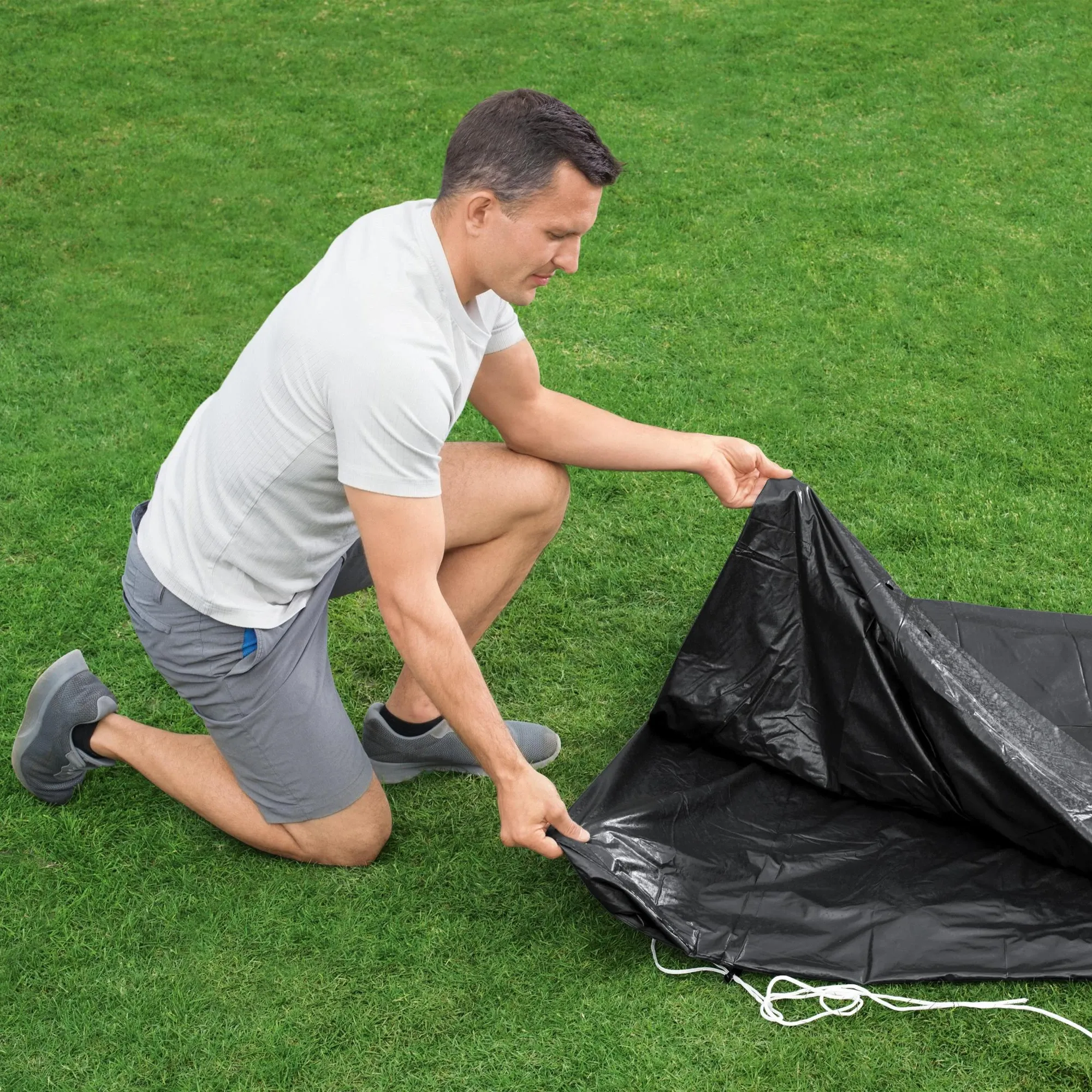 Uždangalas 305 cm „Bestway 58036“ karkasiniam baseinui - nuotrauka 1