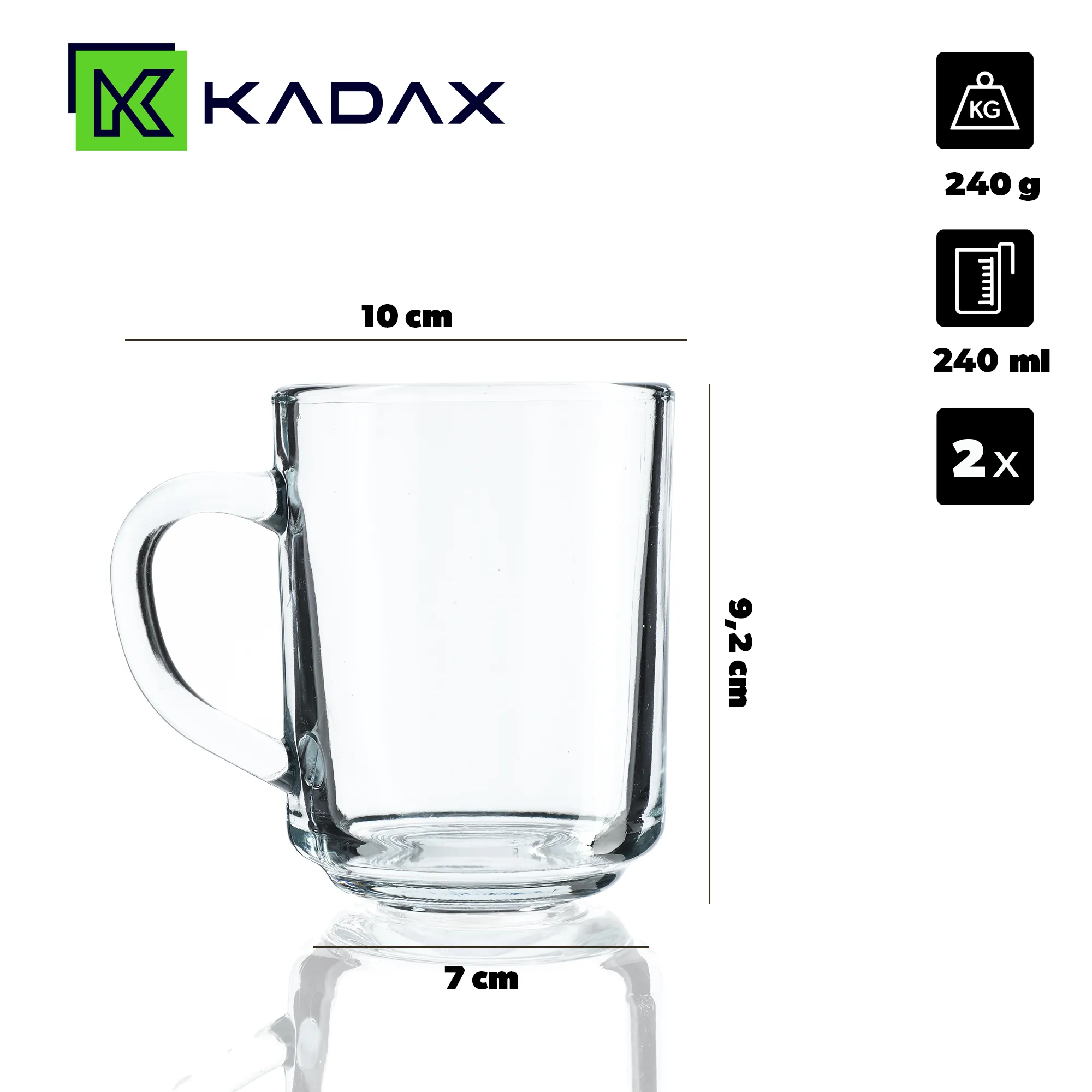 Pazin puodeliai 240 ml, 2 vnt.