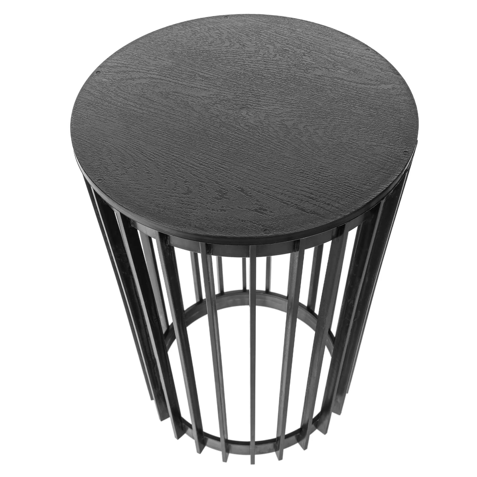 Aytre dvipusis augalų stovas 54 cm juodas + juodas stalviršis