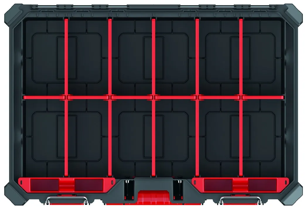 KISTENBERG MSX 55 S įrankių organizatorius, aukštas, KMX554015S, juodas