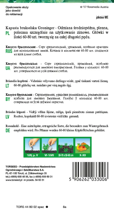 Briuselio kopūstai Groninger 2g