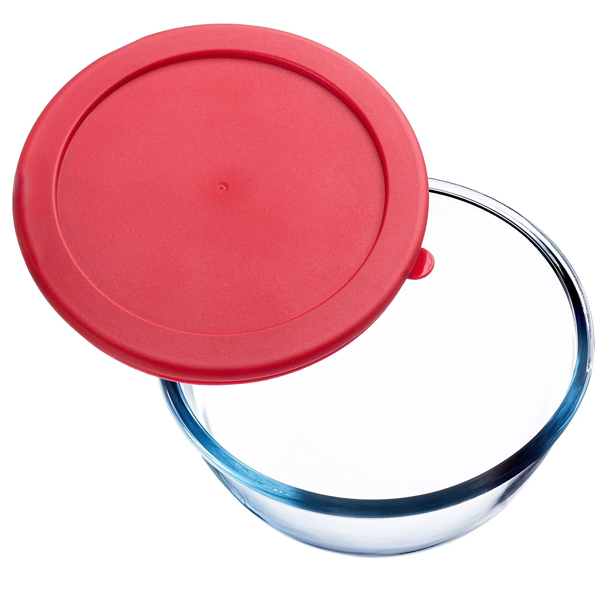 Dame stiklinių indų rinkinys su dangteliu 0,5 l, 1 l, 1,5 l, 2 l