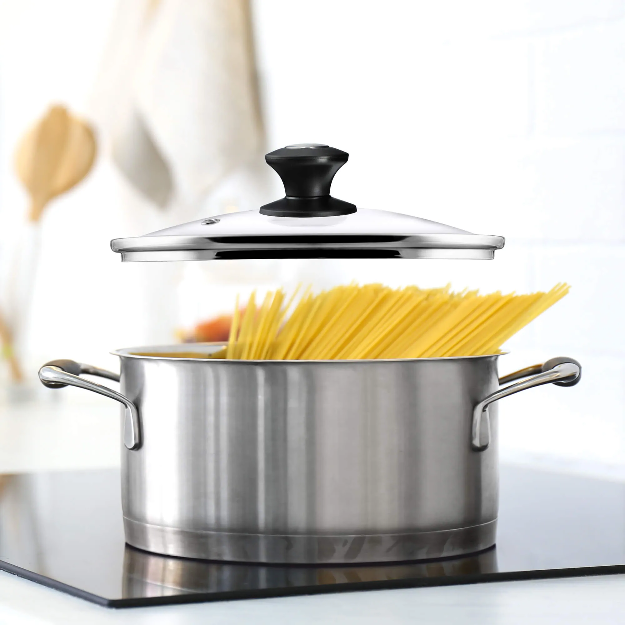 Barletta 18 cm orkaitėje kepamas dangtis su juoda rankena