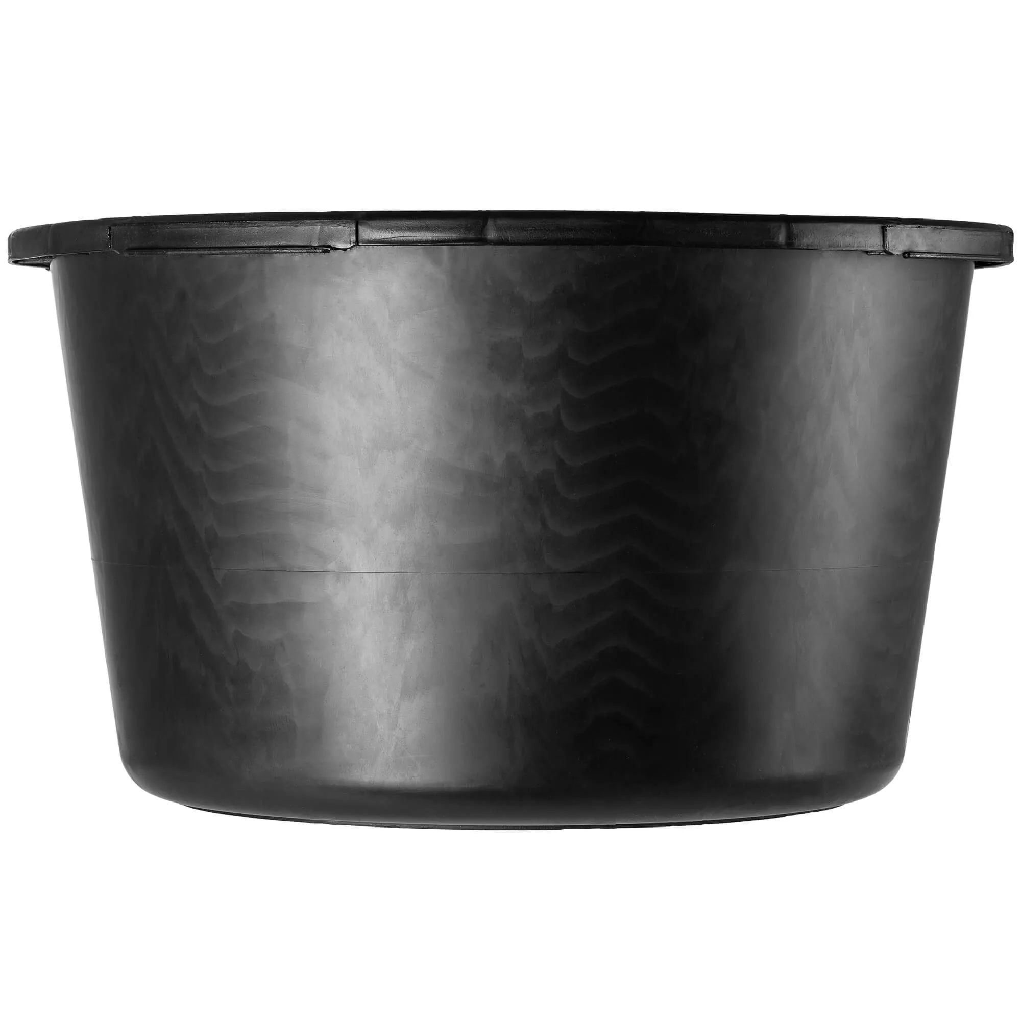 Apvalus statybinis konteineris 65 l, juodas