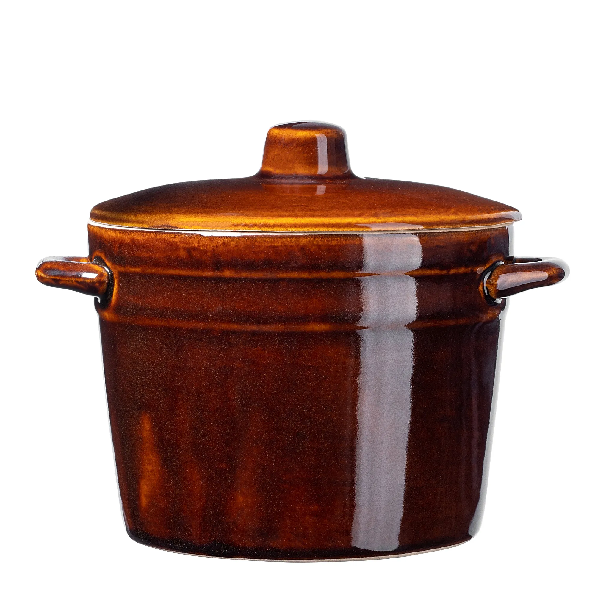 Athena akmens masės puodas 1,5 l 15 cm su dangčiu