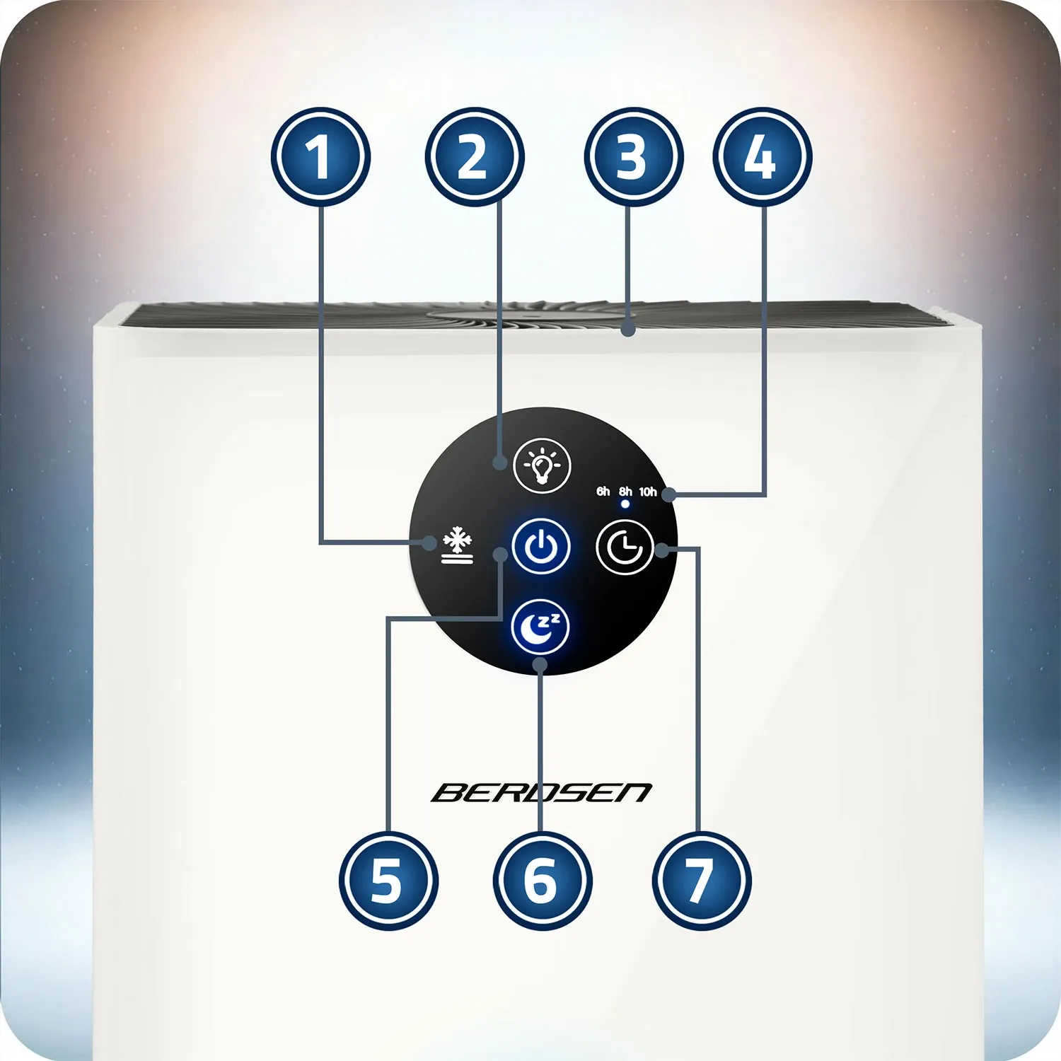 Berdsen BD-528 oro sausintuvas - drėgmės sugėriklis - nuotrauka 1
