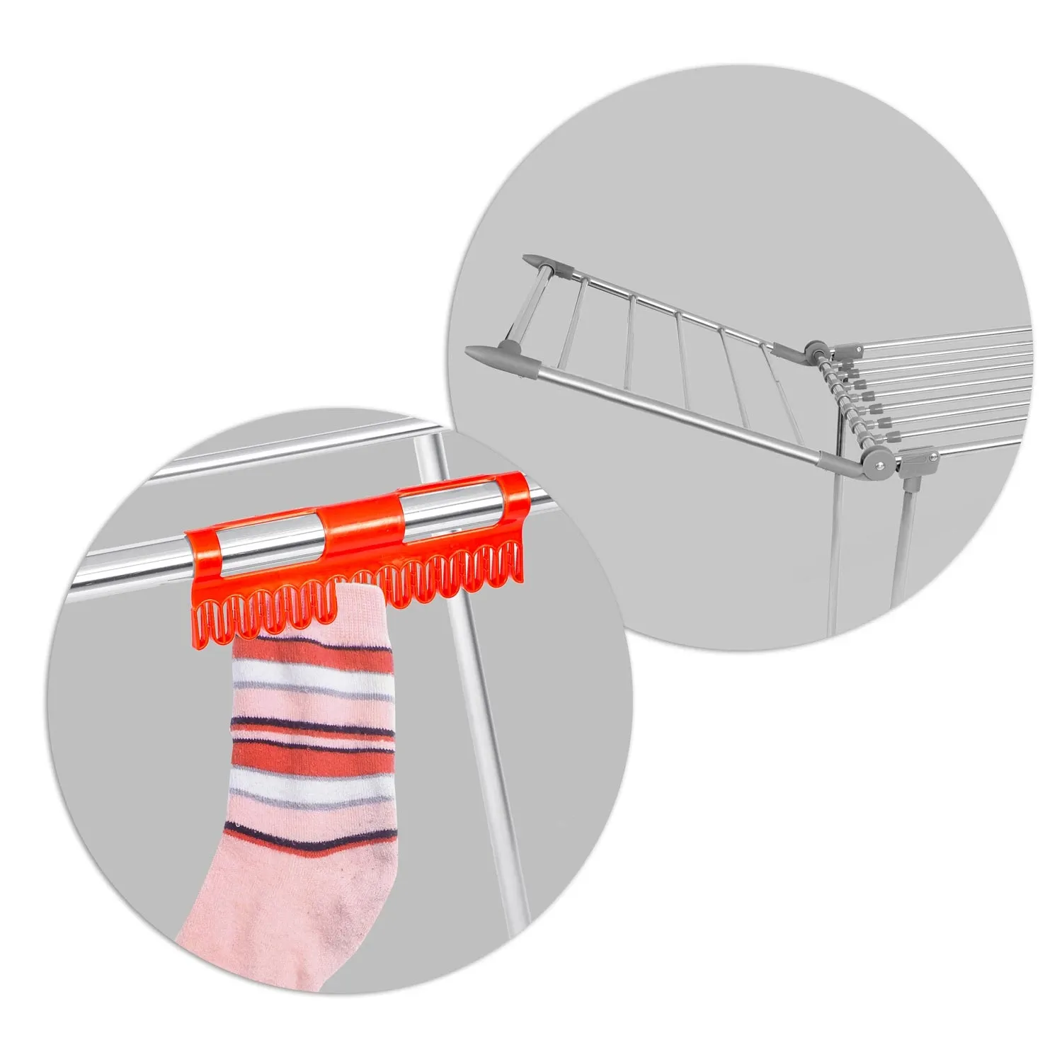 Sulankstoma pastatoma skalbinių džiovyklė „Lydia“, 27 m, nerūdijančio plieno - nuotrauka 1