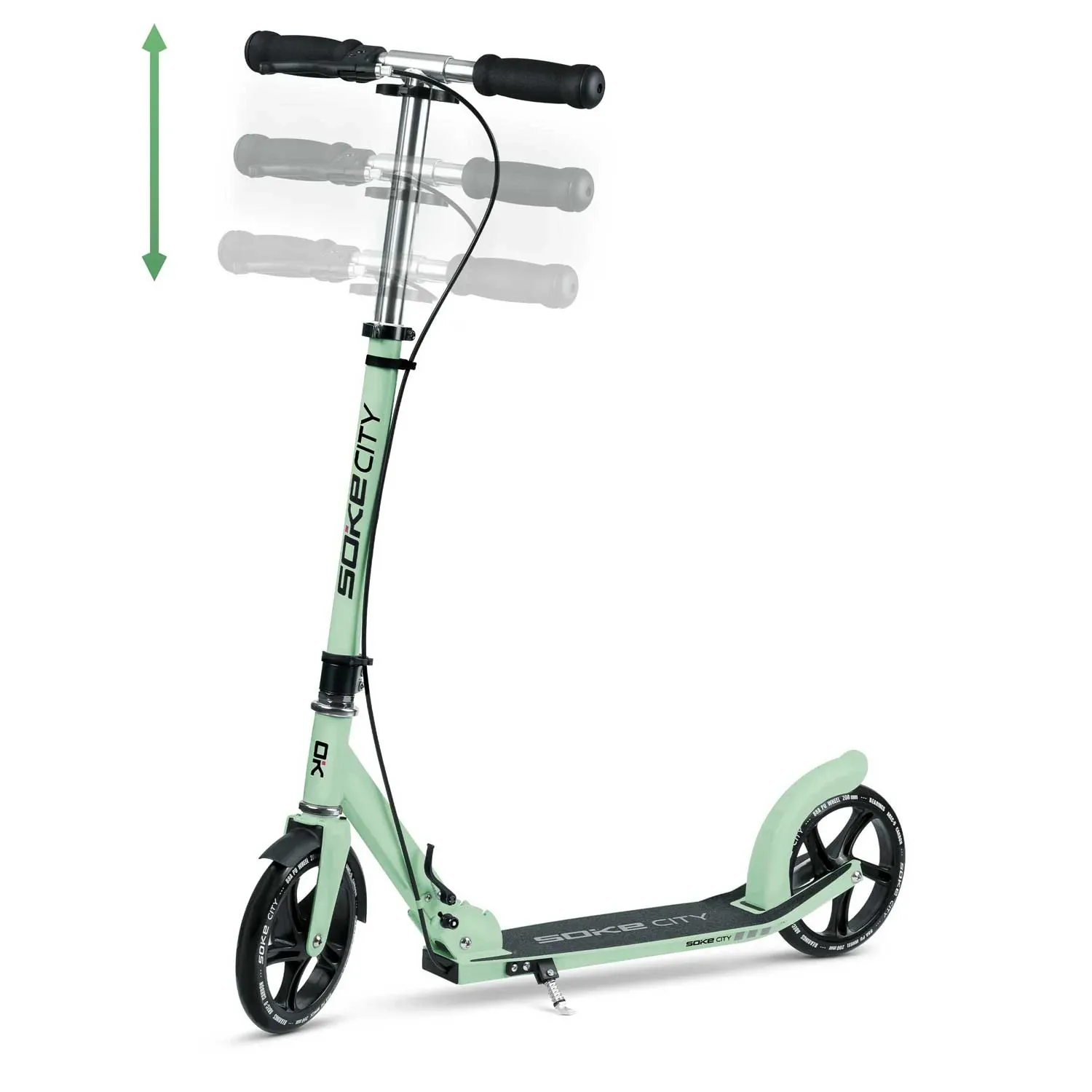 Soke City žalias paspirtukas - nuotrauka 1