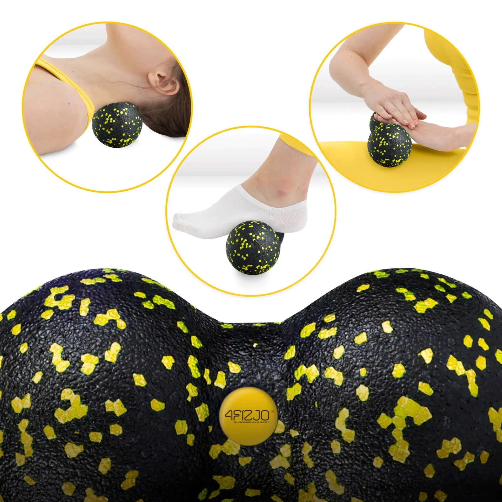 Volelių ir masažinių kamuoliukų EPP rinkinys