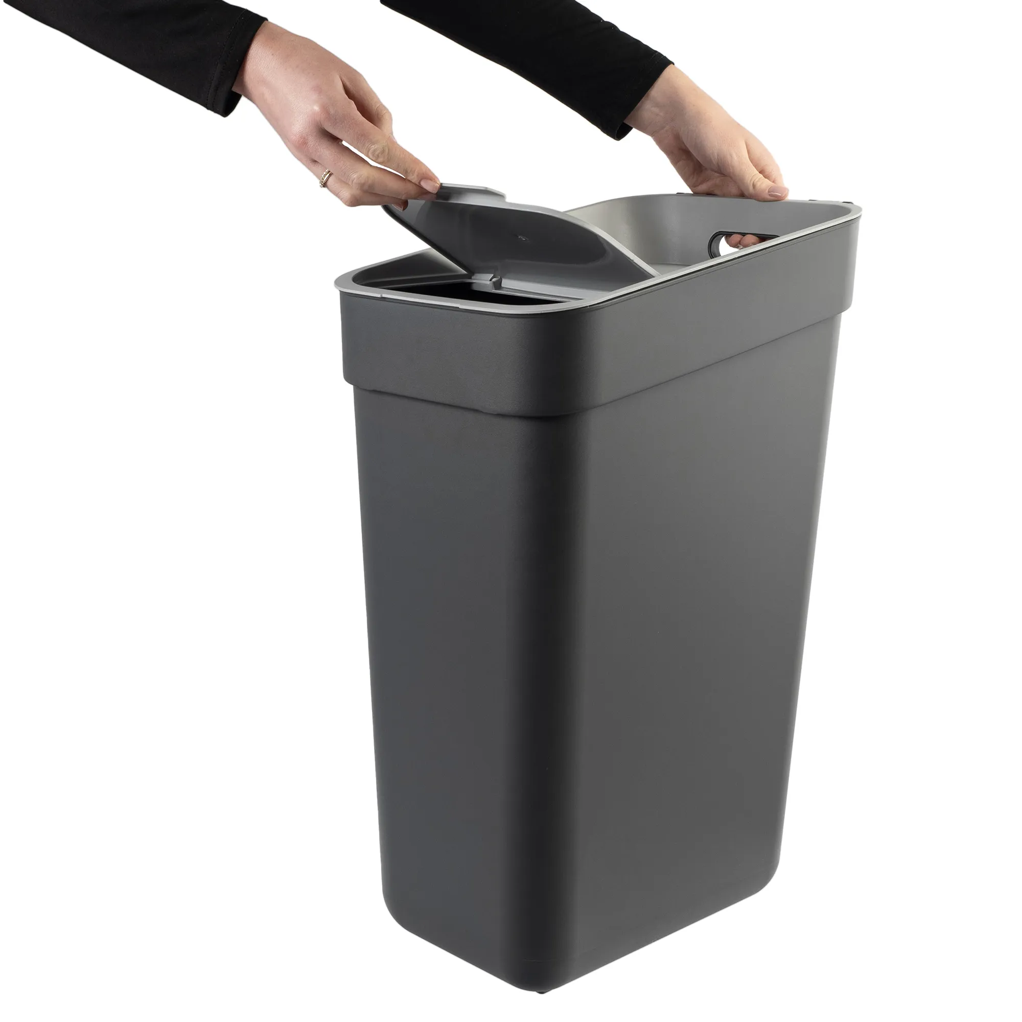 „Curver Ready to Collect“ 30 litrų pilka atliekų rūšiavimo šiukšliadėžė