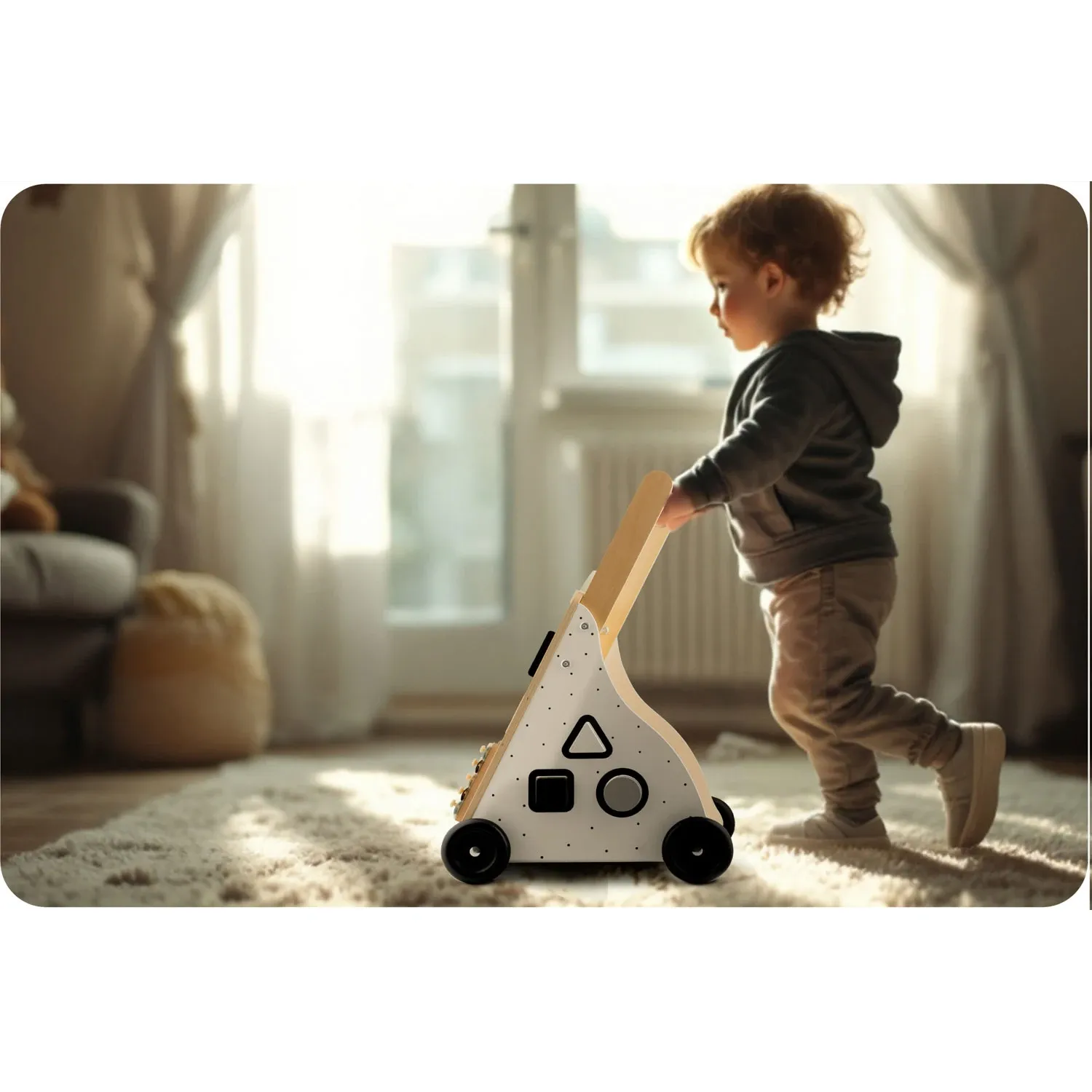 Medinis vaikštynė RK-875 Ricokids - nuotrauka 1