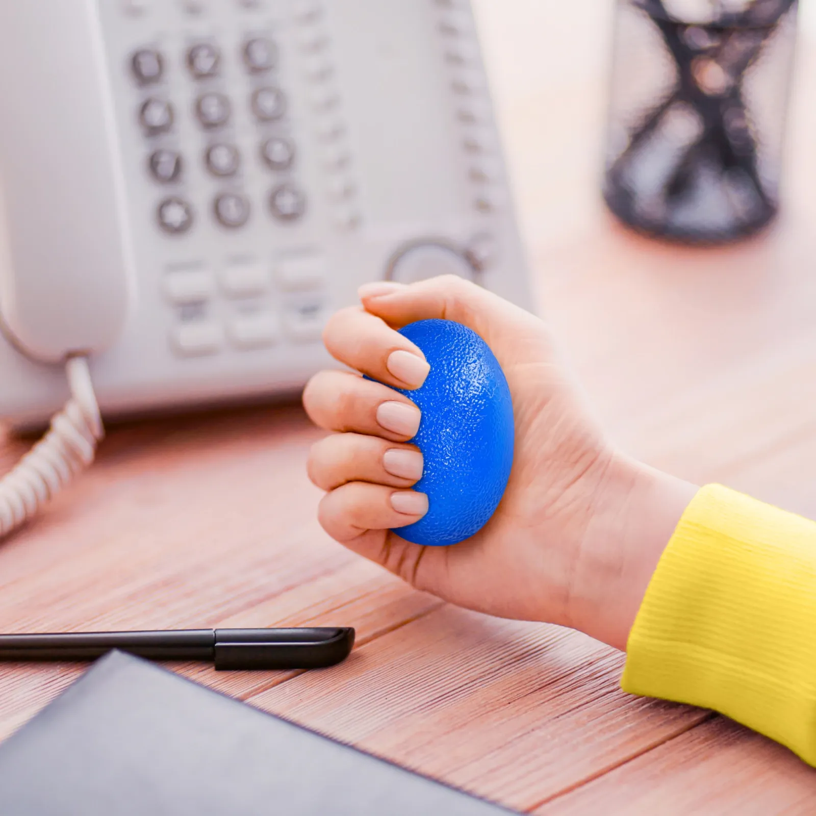 9 guminių juostų rinkinys rankų ir pirštų mankštai