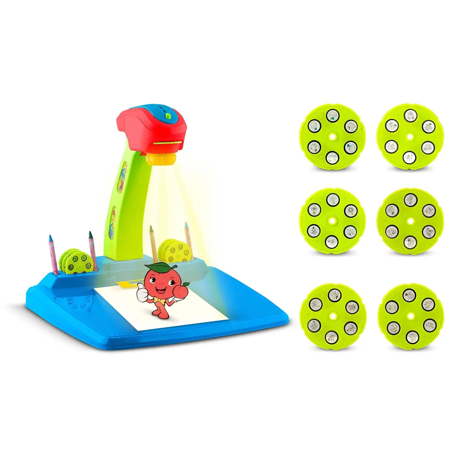 Ricokids 772001 piešimo projektorius – mėlynas - nuotrauka 1