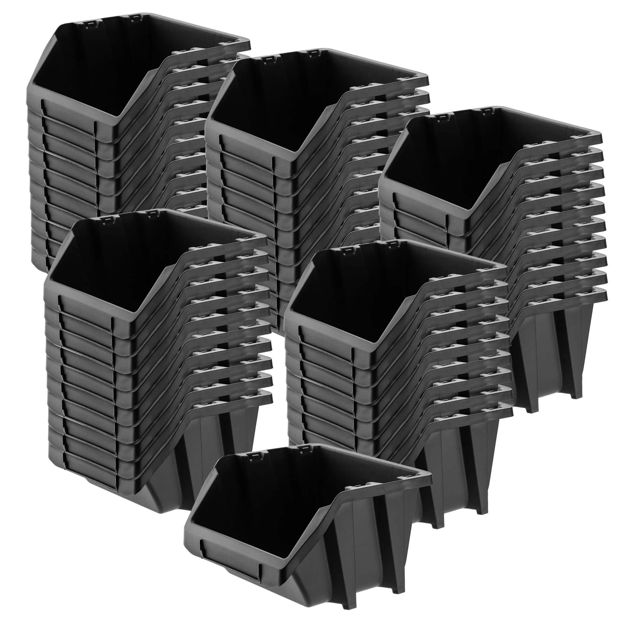 Falster dirbtuvių padėklas 12x10cm, juodas, 50 vnt.