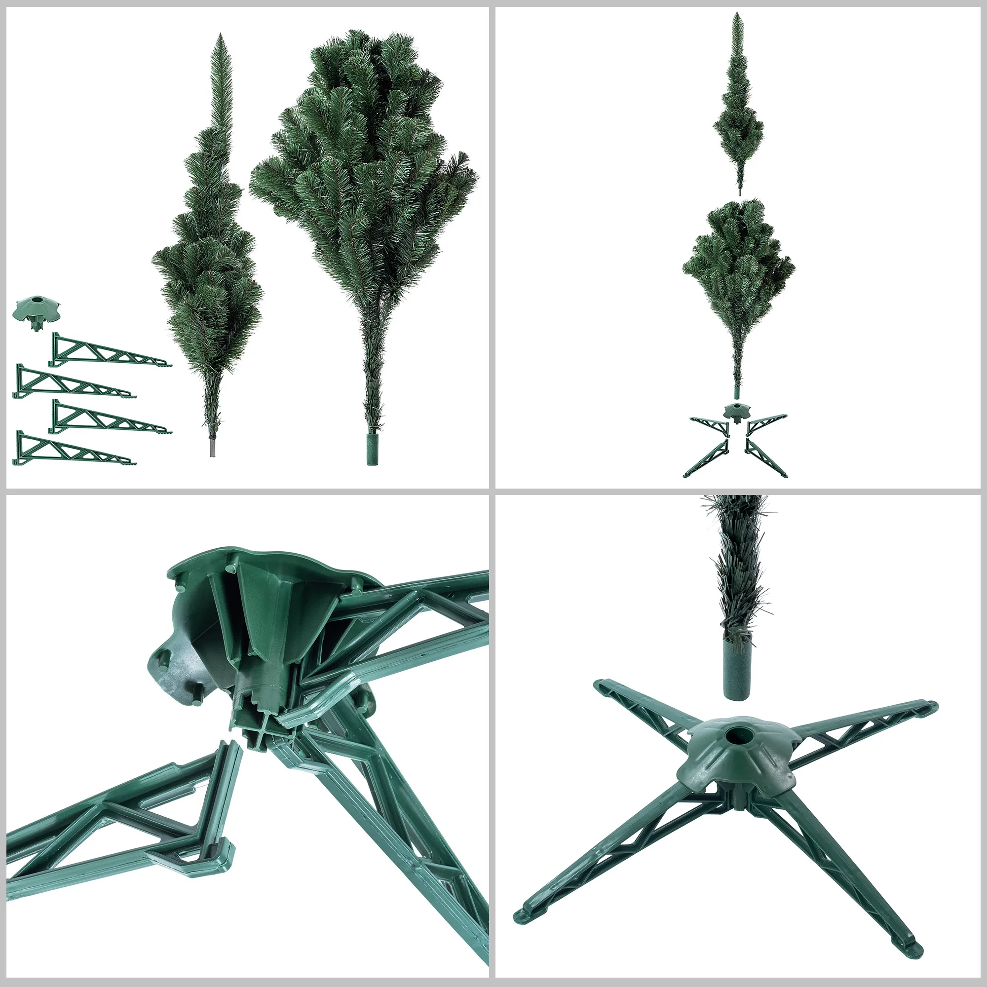 Dirbtinė Kalėdų eglutė su stovu, 180 cm