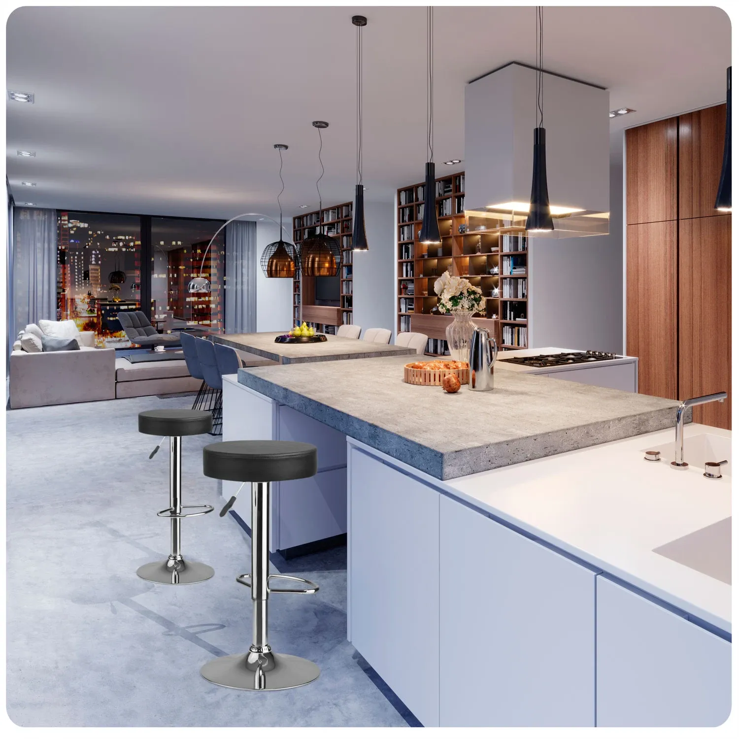 Imago baro kėdė, juoda - nuotrauka 1