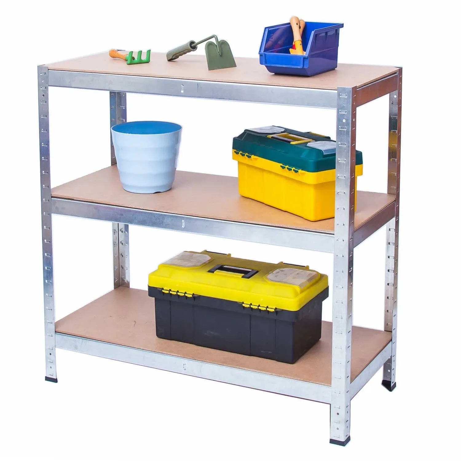 Metalinė lentyna daiktams laikyti 180 x 90 x 30 cm Humberg 4843 - nuotrauka 1