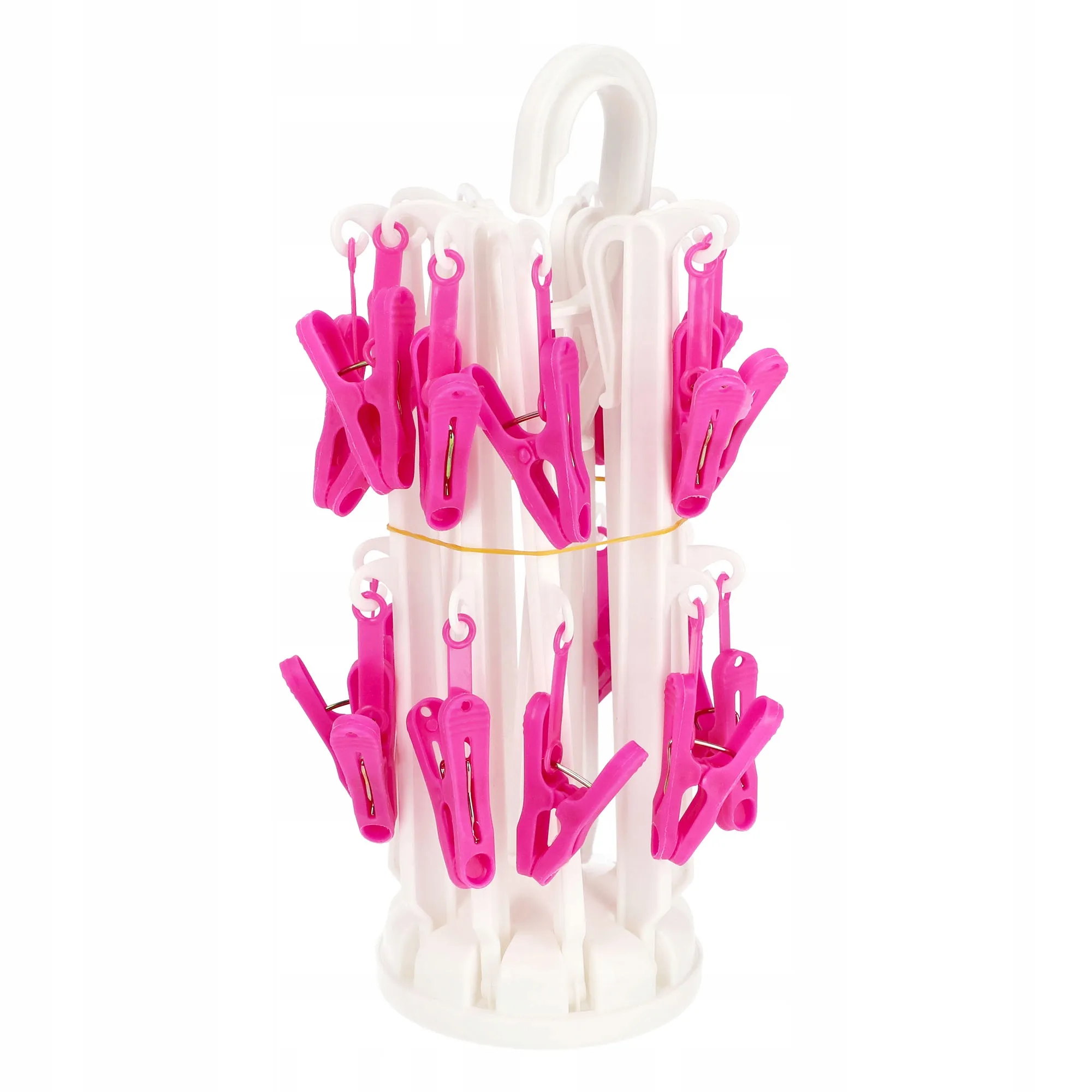 Ravi drabužių pakaba su kabliukais, mišrių spalvų