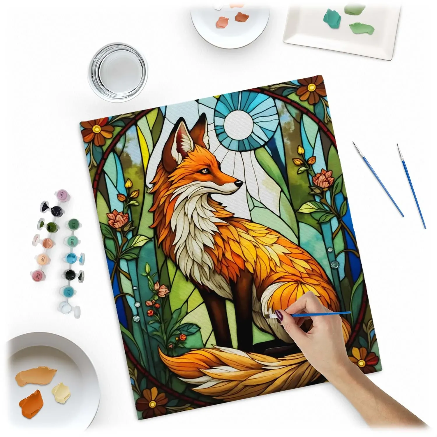 Paveikslas tapyti pagal skaičius 40x50 cm Massido Lisek - nuotrauka 1