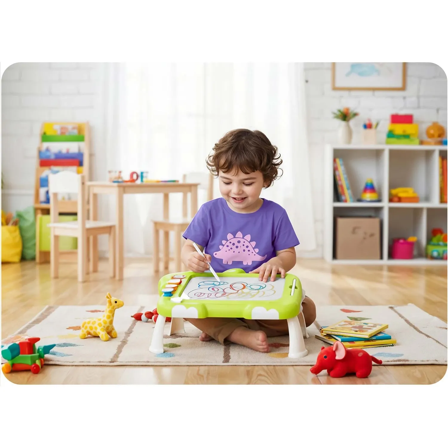 Ricokids RK-823 magnetinė dėlionė vaikams, tangramas - nuotrauka 1