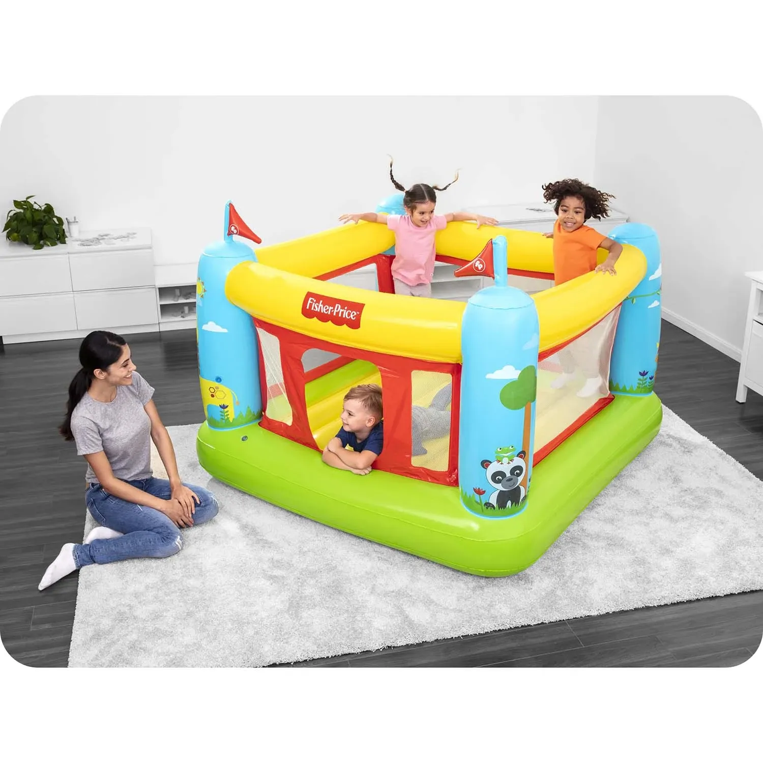Pripučiamas batutas „Fisher-Price Bestway 93553“, - nuotrauka 1