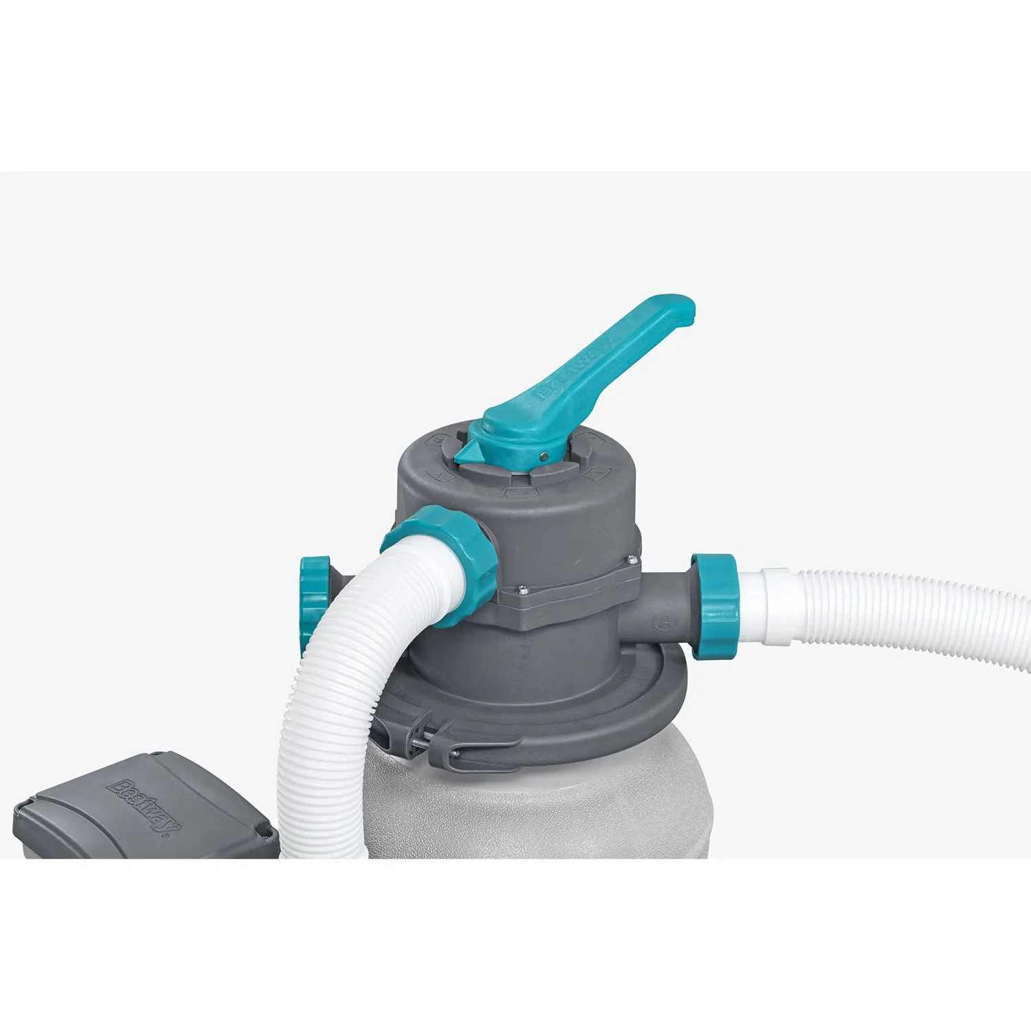 „Bestway 58497“ baseino smėlio pompa + filtro kamuoliukai, 6056 l/val. - nuotrauka 1