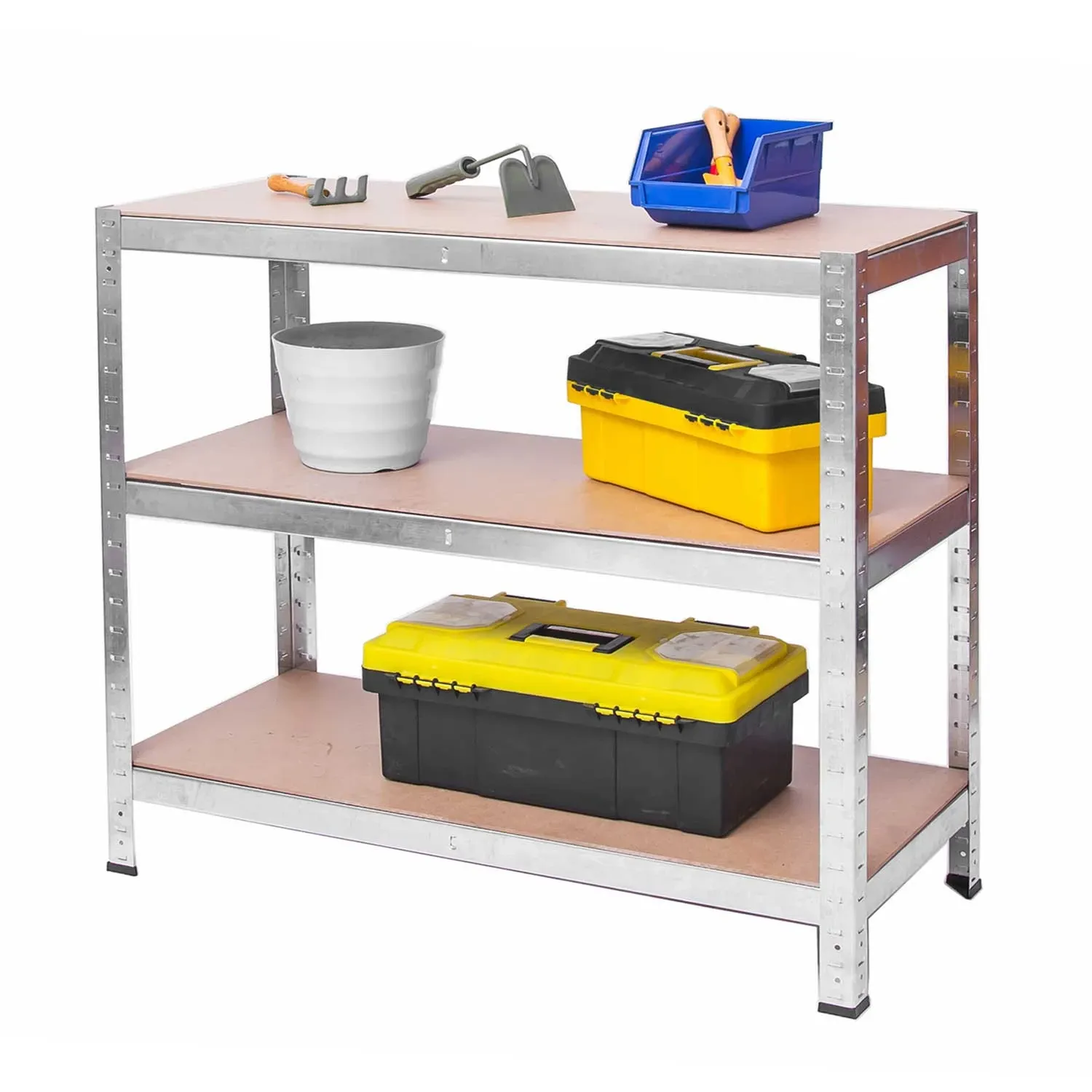 Metalinė lentyna daiktams laikyti 150 x 75 x 30 cm Humberg 4840 - nuotrauka 1