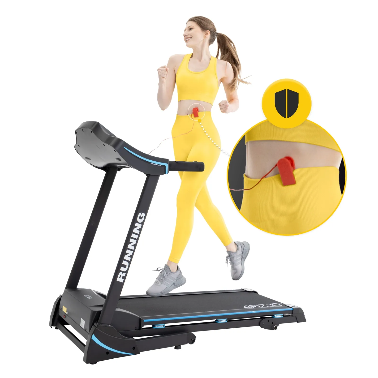 TM FALCO reguliuojamas elektrinis bėgimo takelis namams