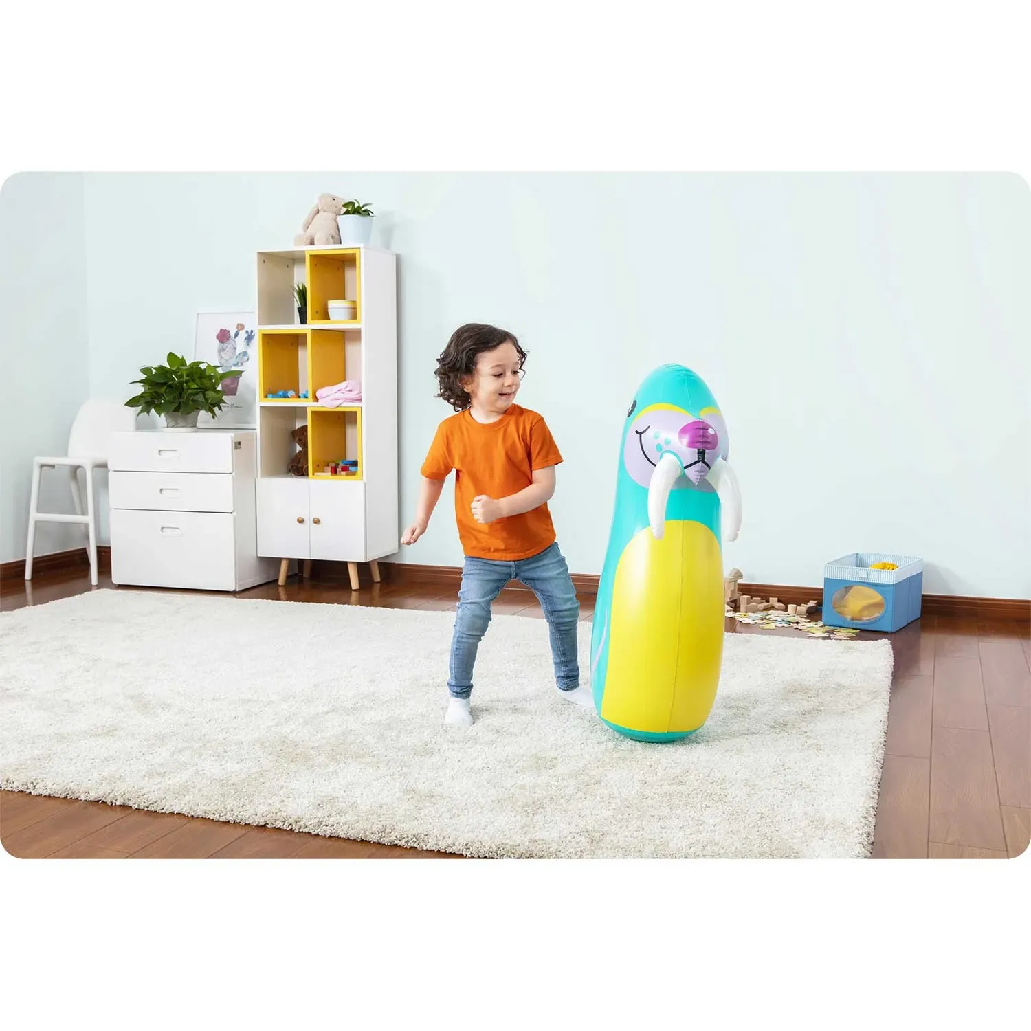 Pripučiamas vėplys-banginis-braidantis batutas „Bestway 52152“ - nuotrauka 1