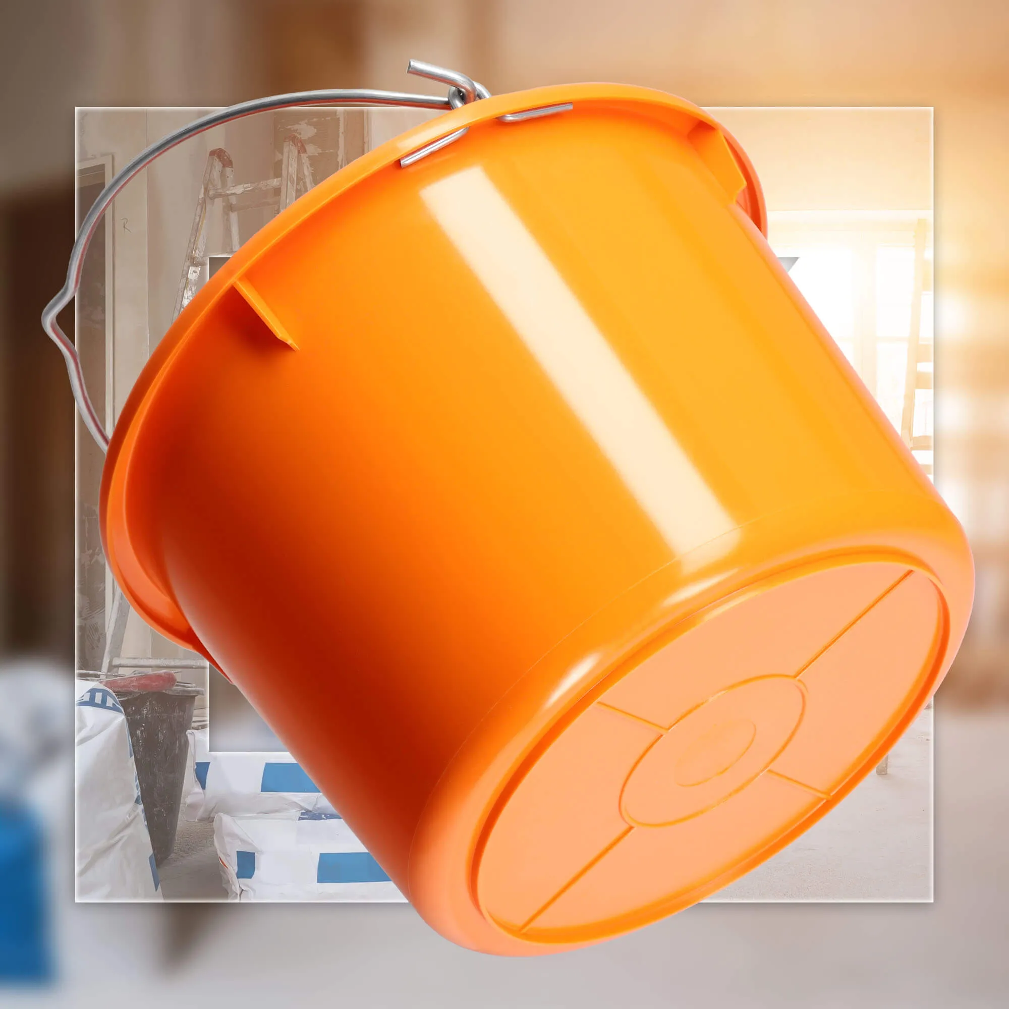 Kanan statybiniai kibirai 20L, oranžiniai, 3 vnt.