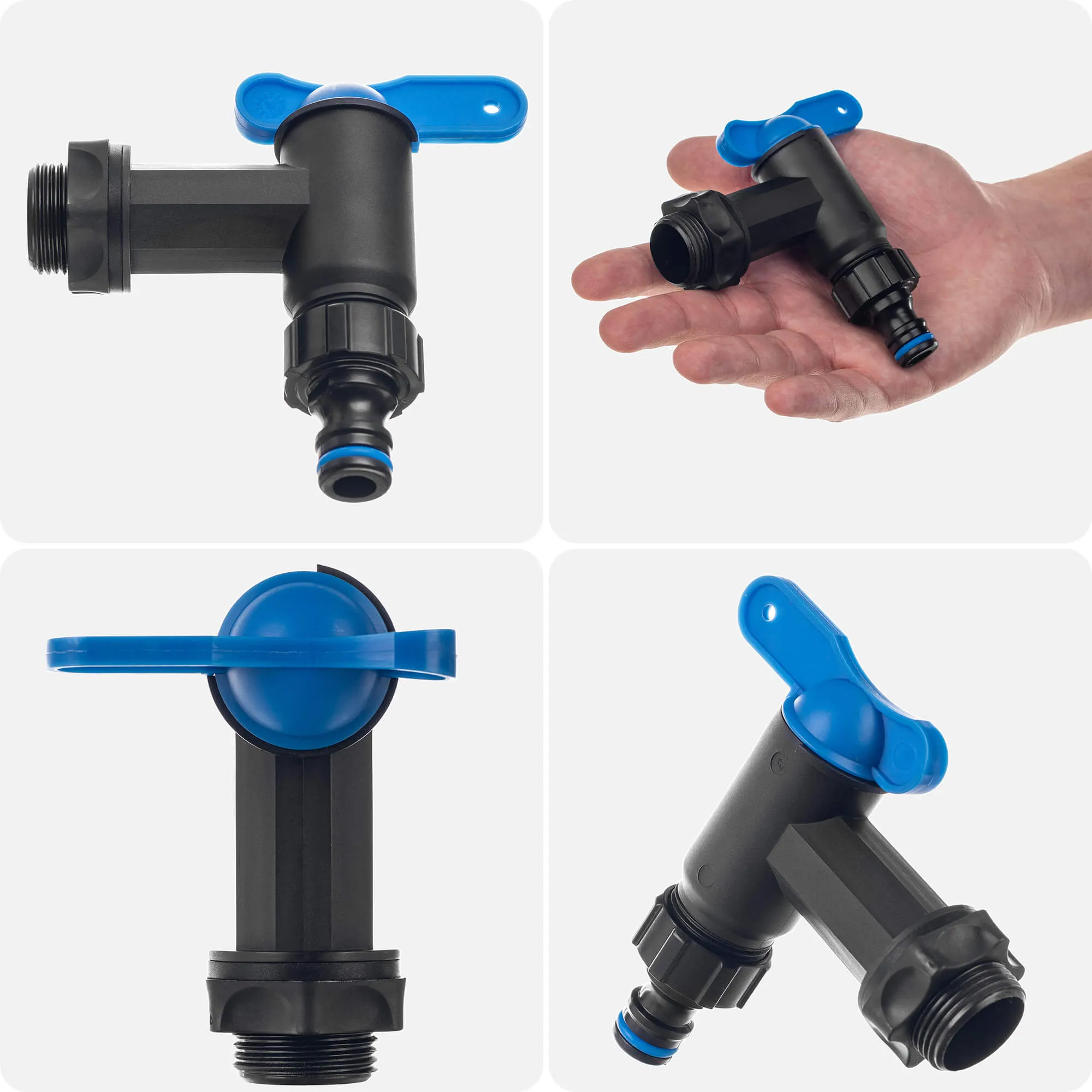 Mora juodas ir mėlynas jungčių rinkinys + greitoji jungtis