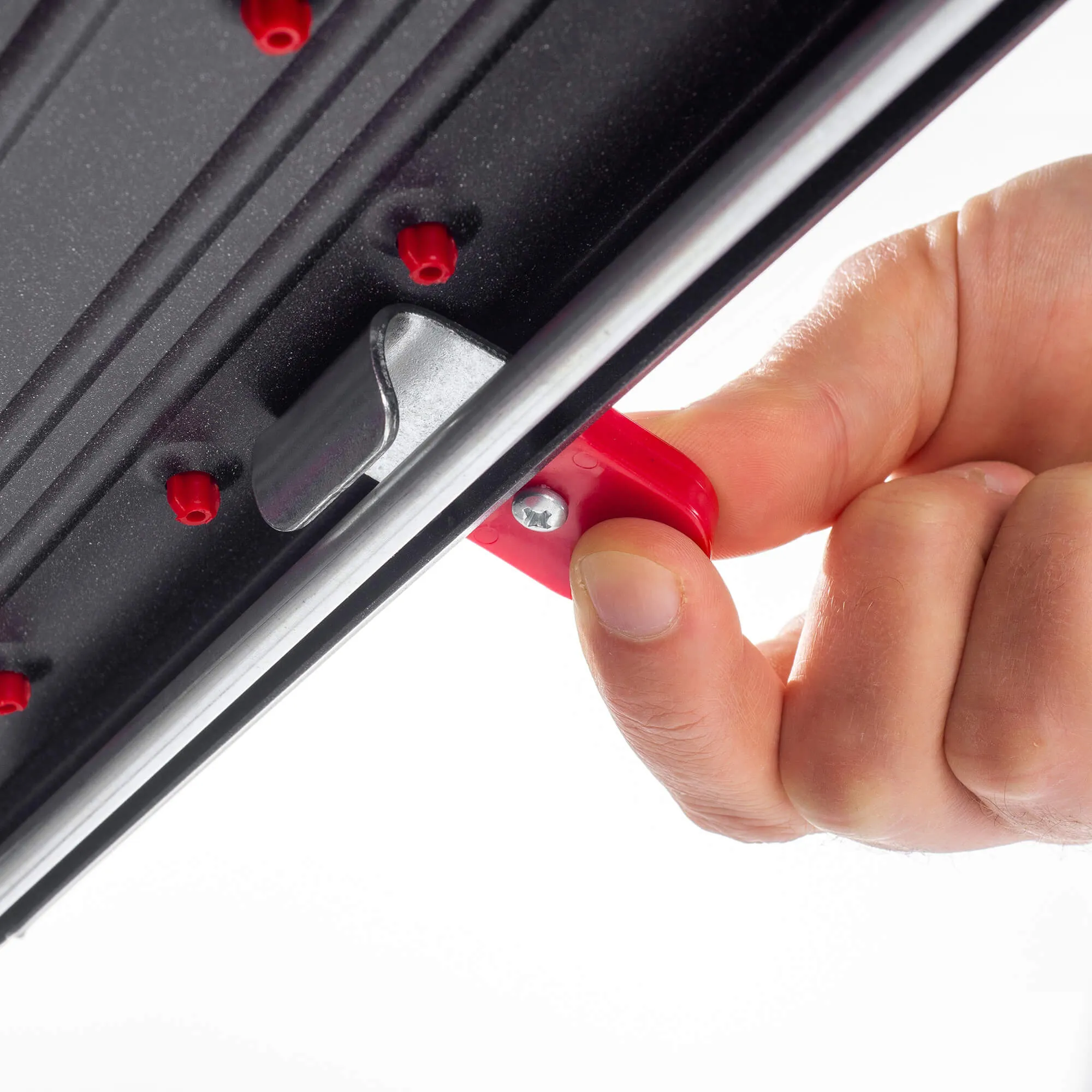 Oulu plieninės kopėčios su platforma, 3 pakopų, 150 kg