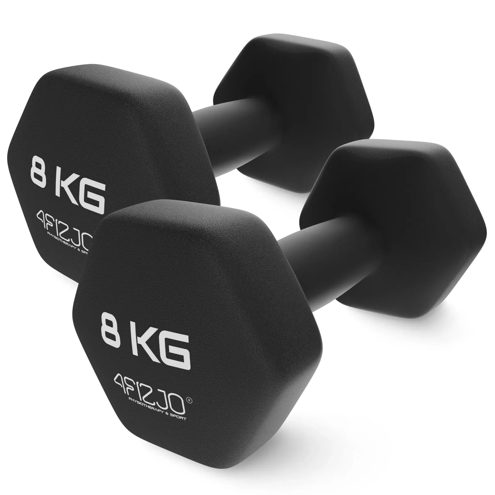 Ketaus hanteliai pratimams Classic 2 x 8 kg