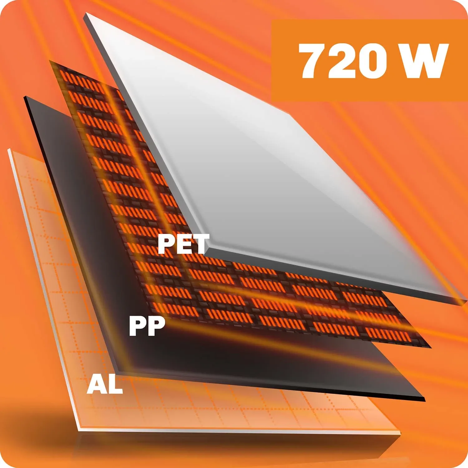 Infraraudonųjų spindulių šildytuvas 720 W Berdsen BD-983 WiFi nuotolinio valdymo programėlė - nuotrauka 1