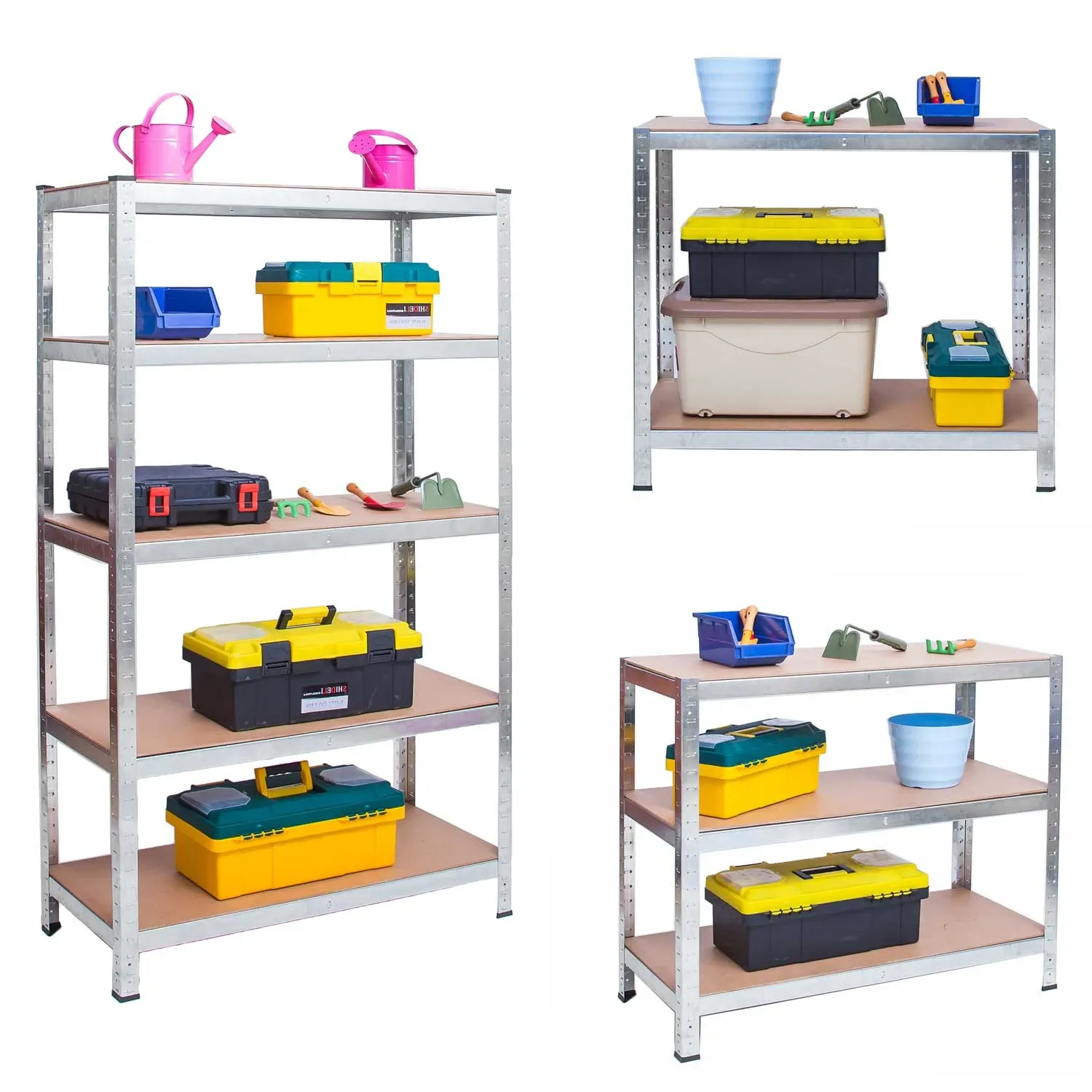 Metalinė lentyna daiktams laikyti 150 x 75 x 30 cm Humberg 4840 - nuotrauka 1