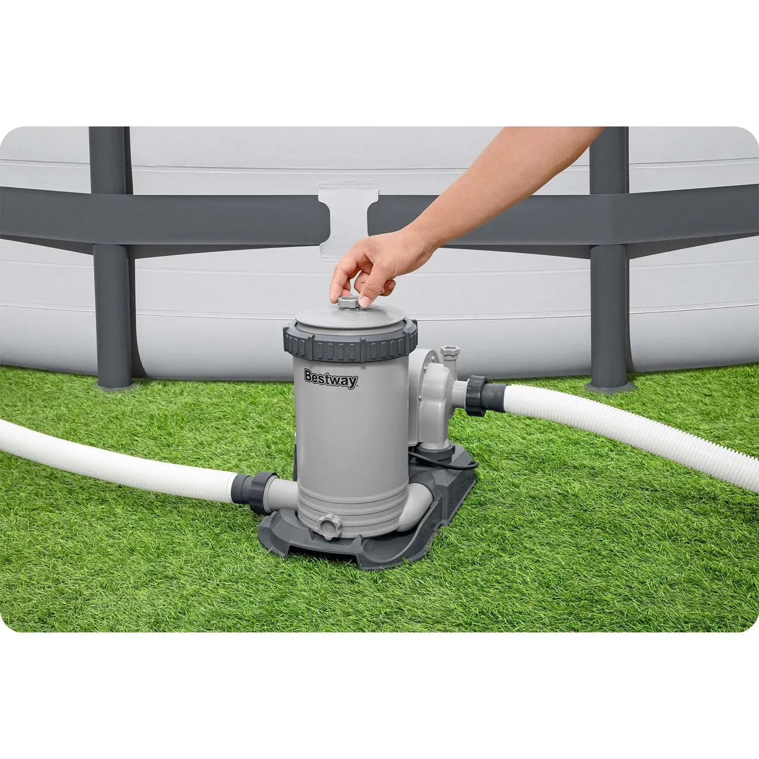 „Bestway 58391“ 9463 l/h baseino filtro pompa - nuotrauka 1
