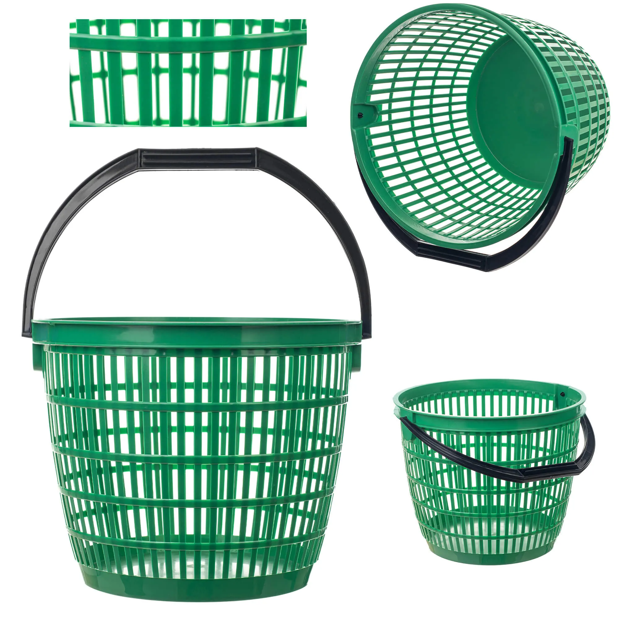 „Vublon“ 12 l ažūrinis krepšys, žalias