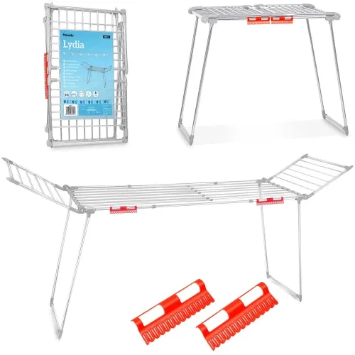 Sulankstoma pastatoma skalbinių džiovyklė „Lydia“, 27 m, nerūdijančio plieno - nuotrauka 1