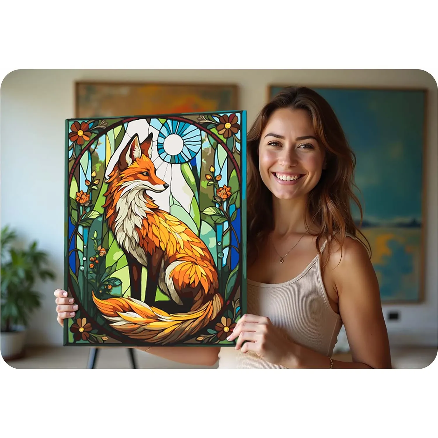 Paveikslas tapyti pagal skaičius 40x50 cm Massido Lisek - nuotrauka 1