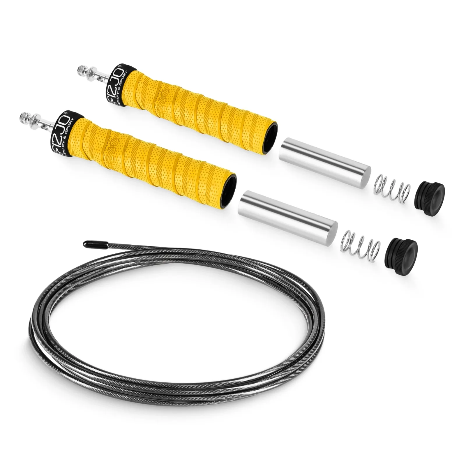 3 m geltona svertinė bokso šokdynė