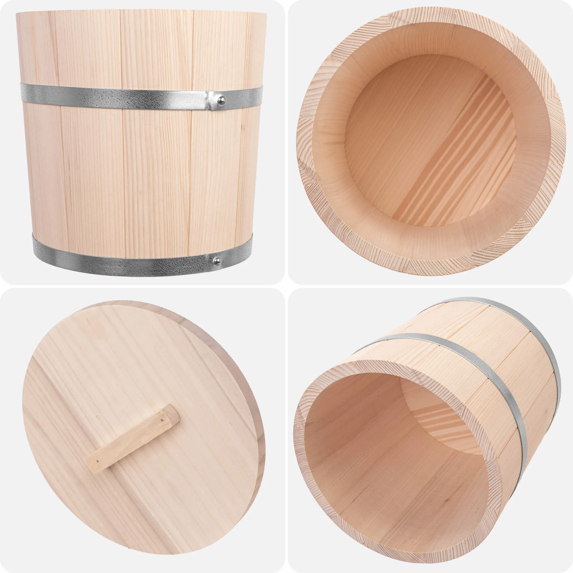 Reila 10L medinė marinavimo statinė