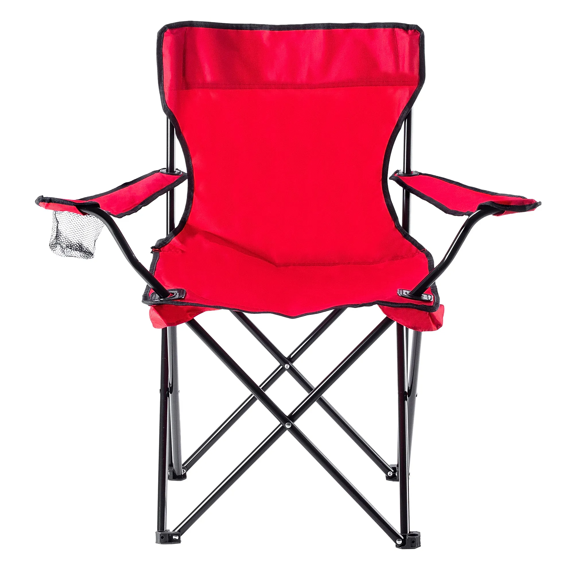 Sulankstoma žvejybinė kėdė 82 x 79 cm, raudona