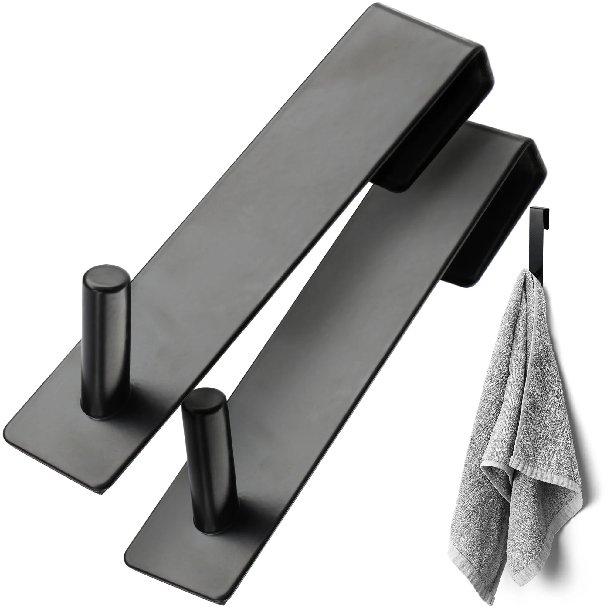 Besse durų kabliukai, juodi, 2 vnt. pakuotėje