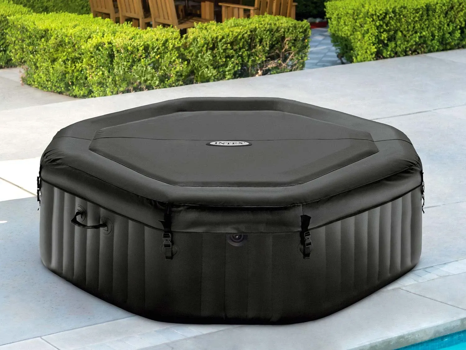 Pripučiama SPA su hidromasažu 4 asmenims, INTEX 28458 komplektas - nuotrauka 1